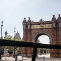 EU ESP CAT BAR Barcelona 2017JUL23 002    Arco de Triunfo   ( Arc de Triomf ) : 2017, 2017 - EurAisa, Arco de Triunfo, Barcelona, Catalonia, DAY, Europe, July, Southern Europe, Spain, Sunday